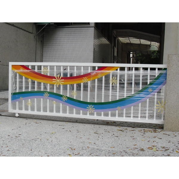 造型門-臺中市忠孝國小推拉門 造型門-臺中市忠孝國小推拉門
