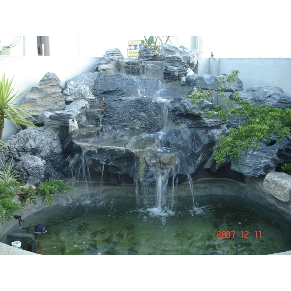 噴泉水池-木榭園藝藝品行