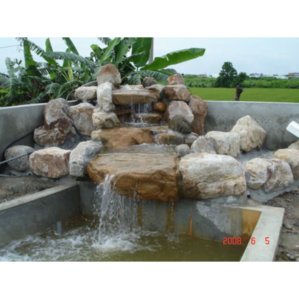 噴泉水池-木榭園藝藝品行