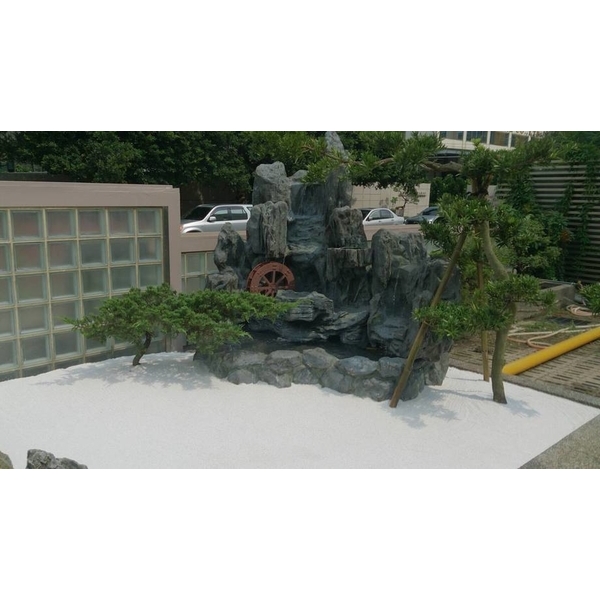 噴泉水池-木榭園藝藝品行