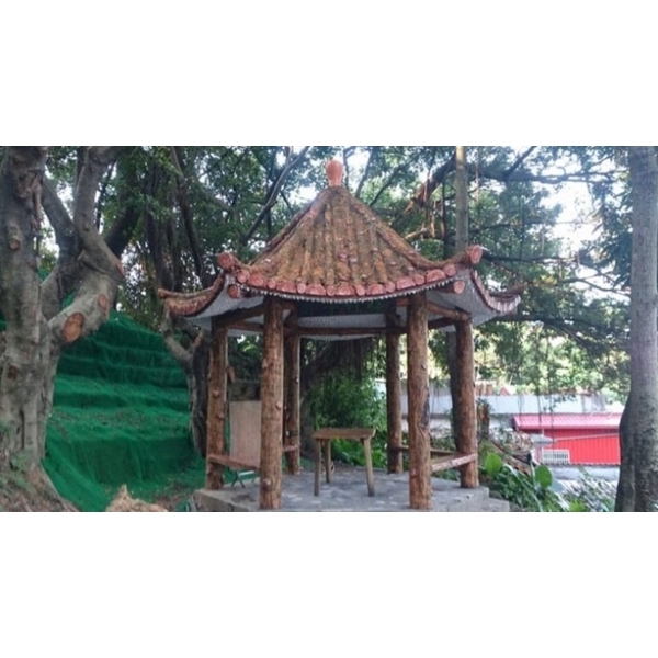 公園仿木涼亭