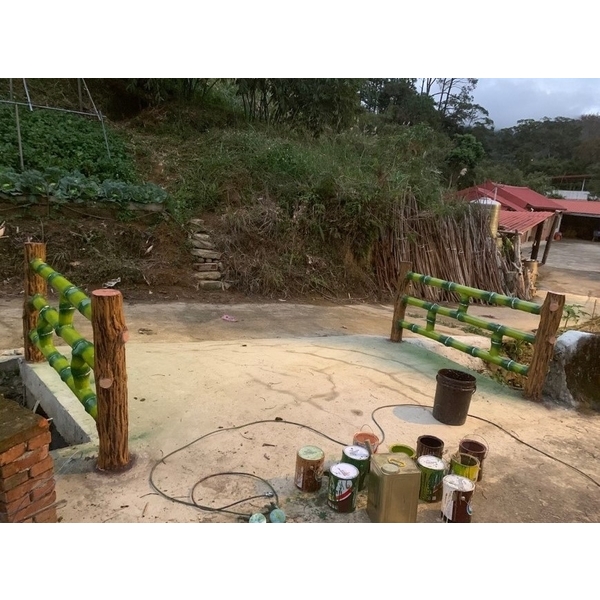 仿竹木欄杆-鴻山園藝有限公司
