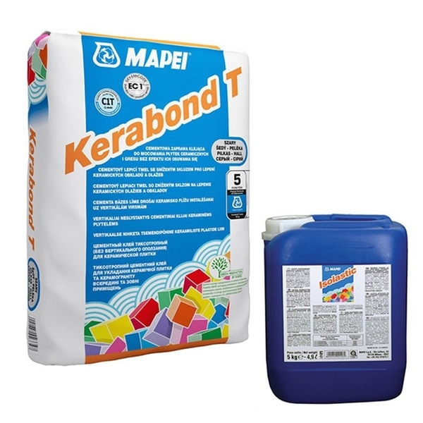 馬貝雙劑型彈性黏著劑 KERABOND T #78 + ISOLASTIC #122