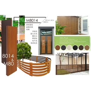 鋁新木 M8014 (環保木材／塑木／鋁木複合WPC)-杉澤國際有限公司