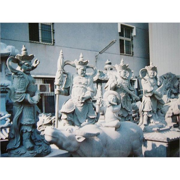 石雕 四大天王 佛像