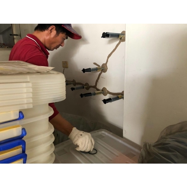 裂縫EPOXY低壓灌柱補強-詮台防水工程有限公司