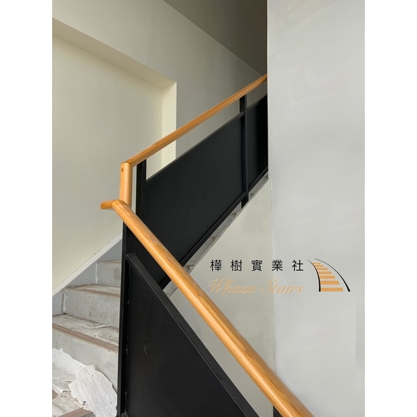 雷射切割鐵板木扶手