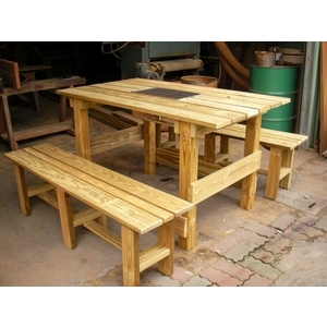 烤肉用桌椅-凱威聯合工程有限公司