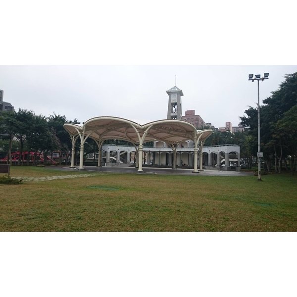 桃園市朝陽公園天幕工程-台灣乙島空間桁架膜技股份有限公司