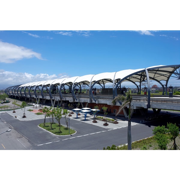 冬山車站-台灣乙島空間桁架膜技股份有限公司