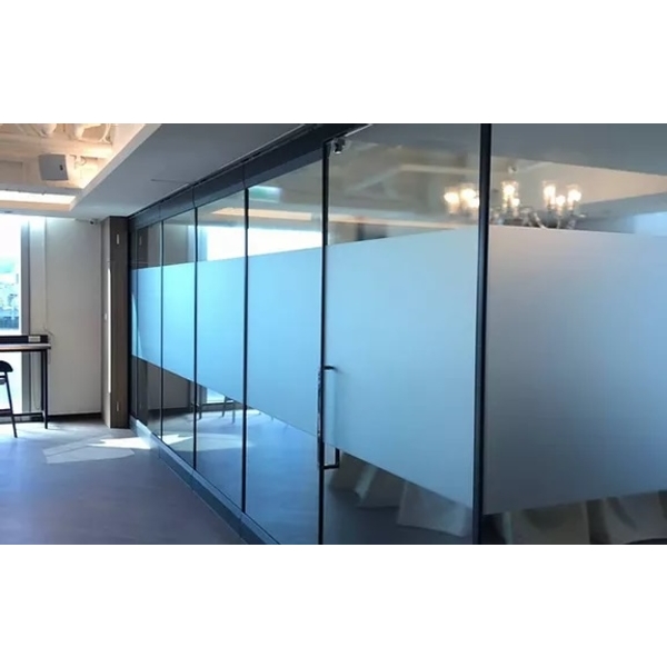 壹電視員工餐廳包廂_玻璃活動隔間
