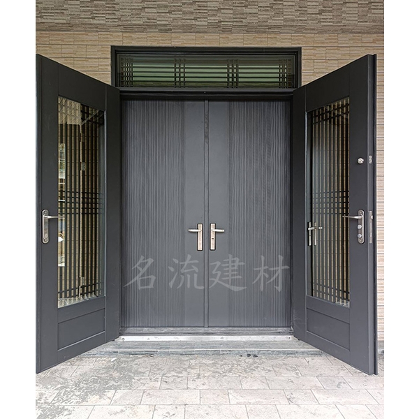 玄關-流蘇壓花鋼板門【外玄關G6扁管玻璃門】 玄關-流蘇壓花鋼板門【外玄關G6扁管玻璃門】