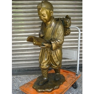 藝術銅像氧化後還原 (處理前)-龍代事業有限公司