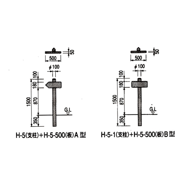 指示牌H-5-利澤建材工業有限公司