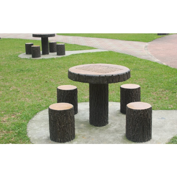 T-3松木圓桌椅-利澤建材工業有限公司