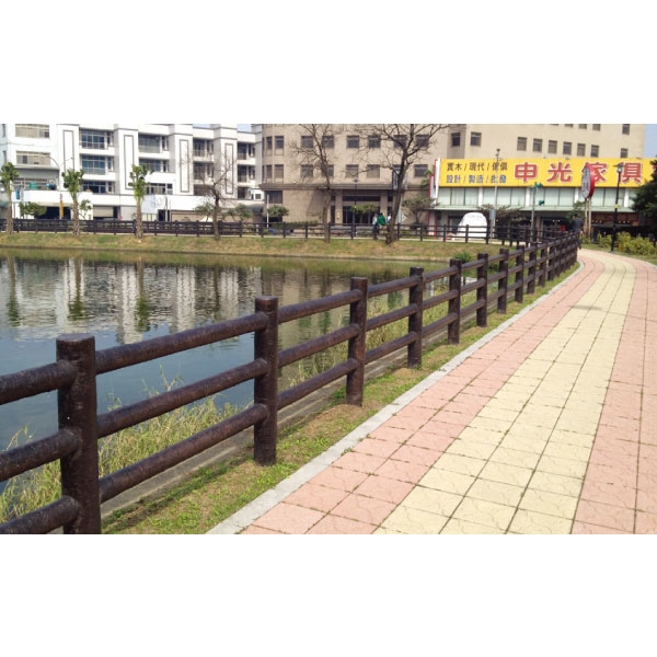 B-12櫻花木欄杆-利澤建材工業有限公司