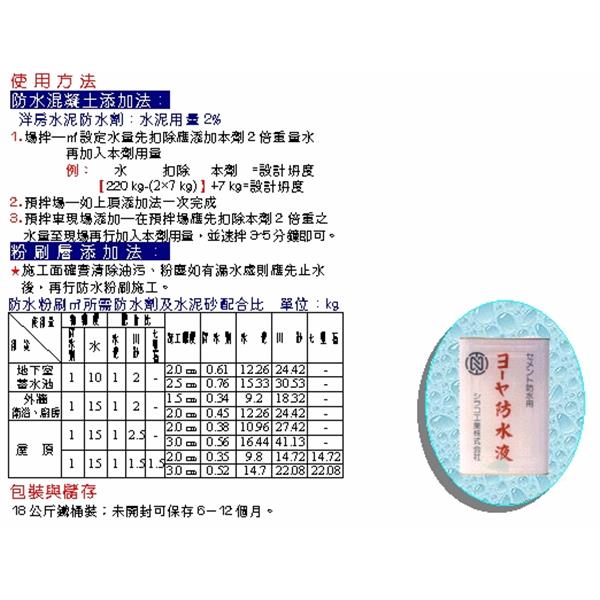 防水劑