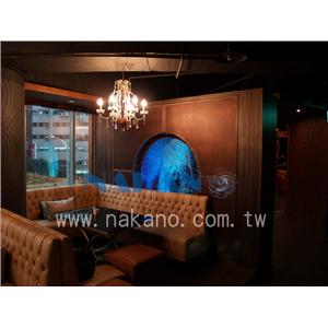 行政院退輔會福壽山農場旅客服務大廳/夢幻水舞牆/氣泡牆/弧線造型/數位水幕牆/水燈柱商品-中野國際有限公司