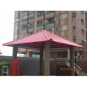 基隆市碧海擎天社區採光罩PC工程-川鈜金屬有限公司