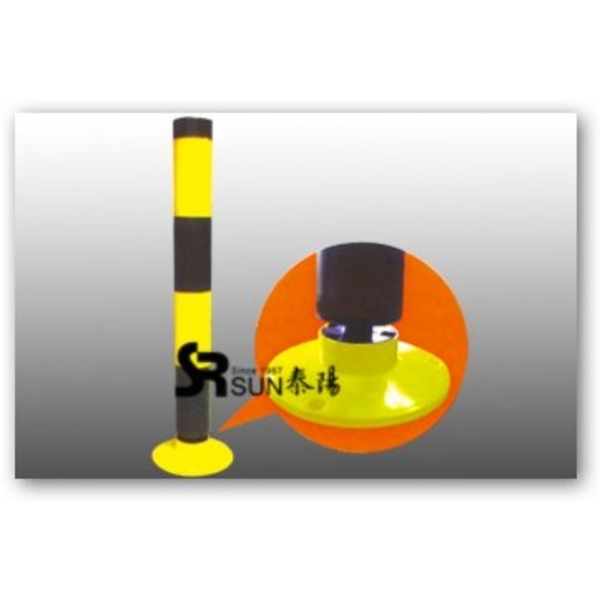 組合式警示防撞桿(附回復底座) 組合式警示防撞桿(附回復底座)