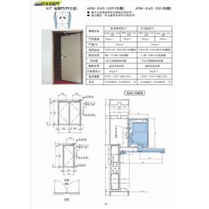 90°推開門(門弓型)