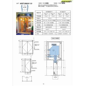90°推開門(隱藏埋入型) P-15