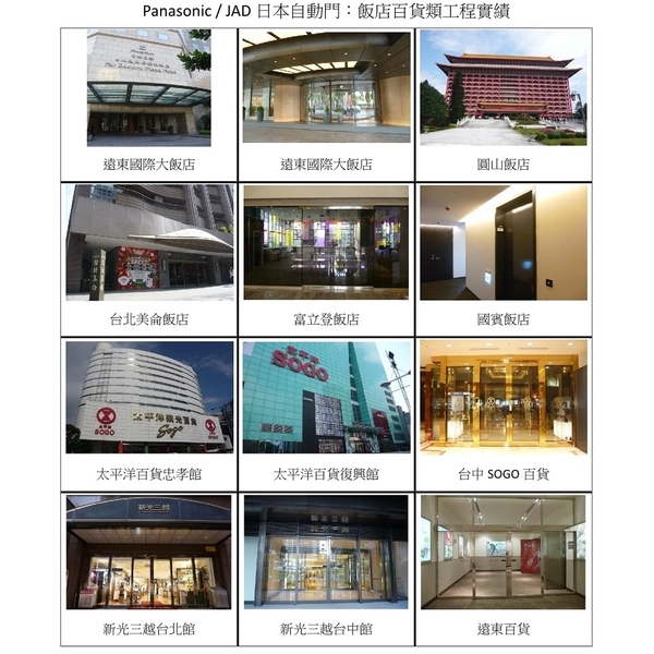 飯店百貨類工程實績 飯店百貨類工程實績