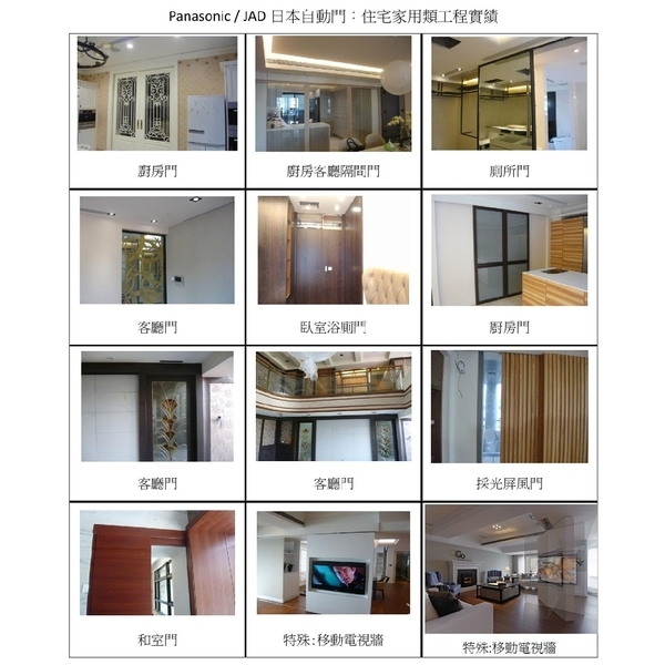 住宅家用類工程實績 住宅家用類工程實績