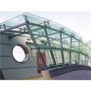 造型玻璃雨庇-昀昇金屬工程有限公司
