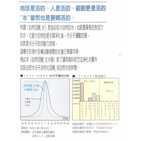 自然回歸生水器 自然回歸生水器
