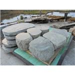 蛇紋石桌椅-淞博園藝企業有限公司