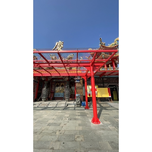廟埕古典造型雨遮-來金行