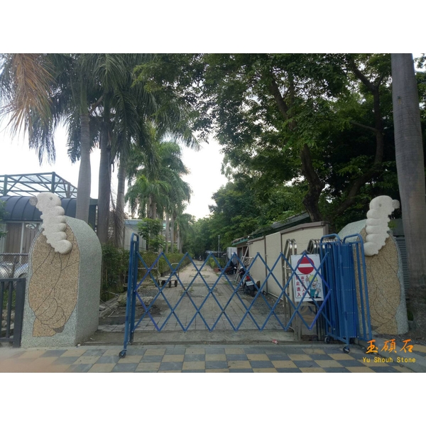 石材雕塑及拼貼圖騰-上豪石材加工廠