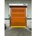 台南專業雞肉加工廠PVC快速捲門(透氣通風紗網型) - 愛第爾自動化工程有限公司