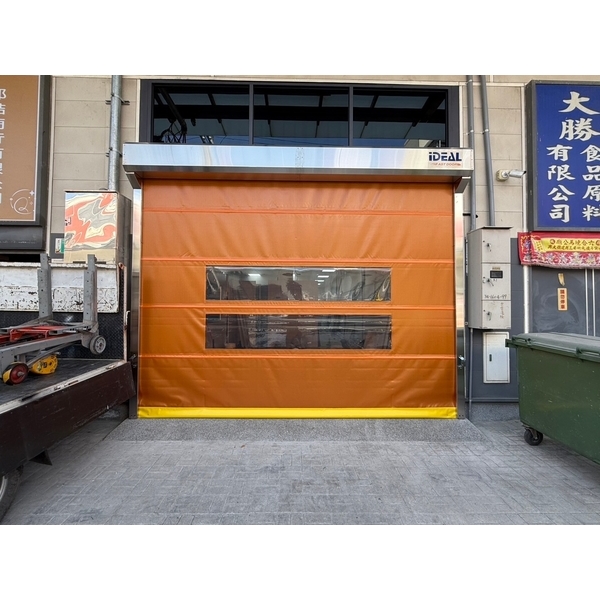 台南食品廠PVC快速捲門-愛第爾自動化工程有限公司
