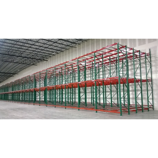 水平後推式料架