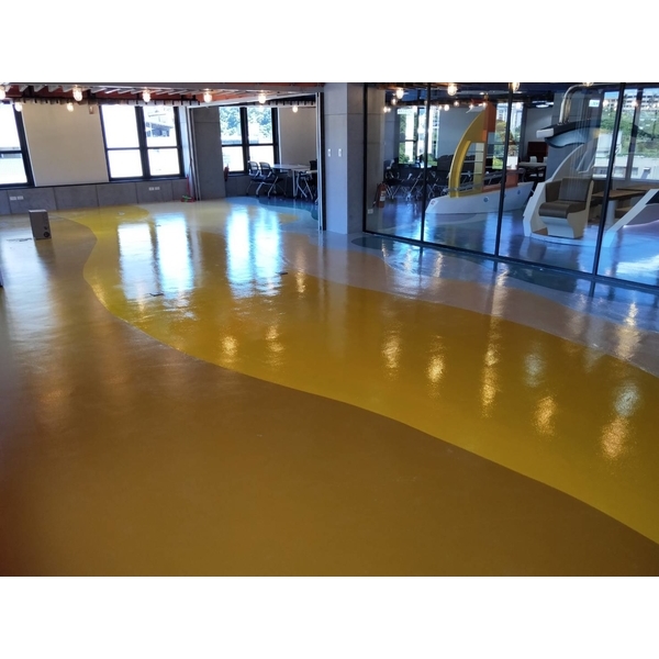 EPOXY地板鋪設(波浪型)