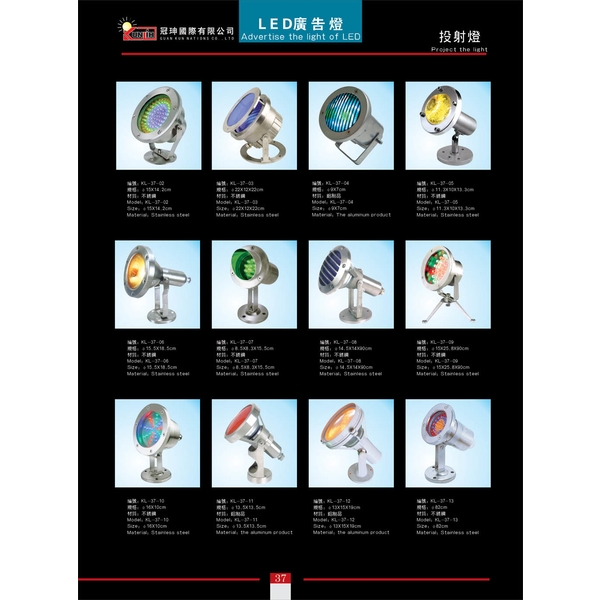 LED投射燈