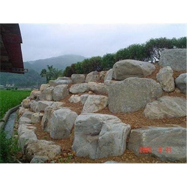 邊坡石材檔土牆-移山景觀有限公司