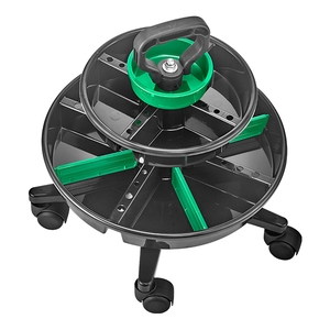 手提輪轉式零件工具車(黑)-康得倫事業有限公司