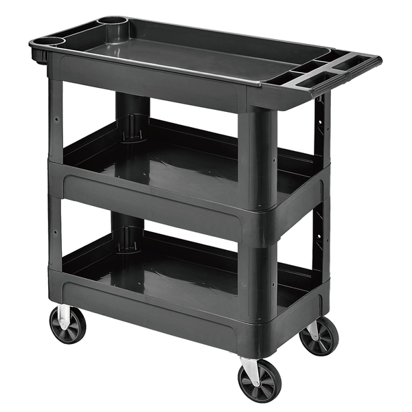 全方位三層工具車 (黑色標準型)