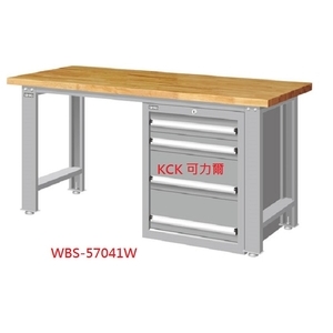 單櫃型-原木桌板-可力爾倉儲收納物流