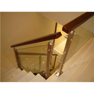 南洋木.方型.不銹鋼玻璃欄杆-木園企業有限公司