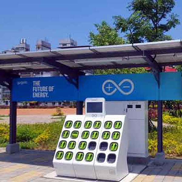 第一座GOGORO太陽能充電站-瑞怡造漆有限公司