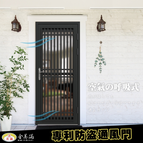 三合一防盜通風門