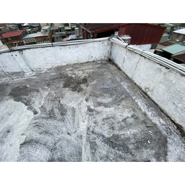 屋頂pu防水膜刨除整理-文得工程行