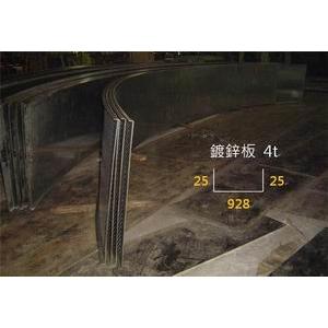 鍍鋅板壓成的槽鐵