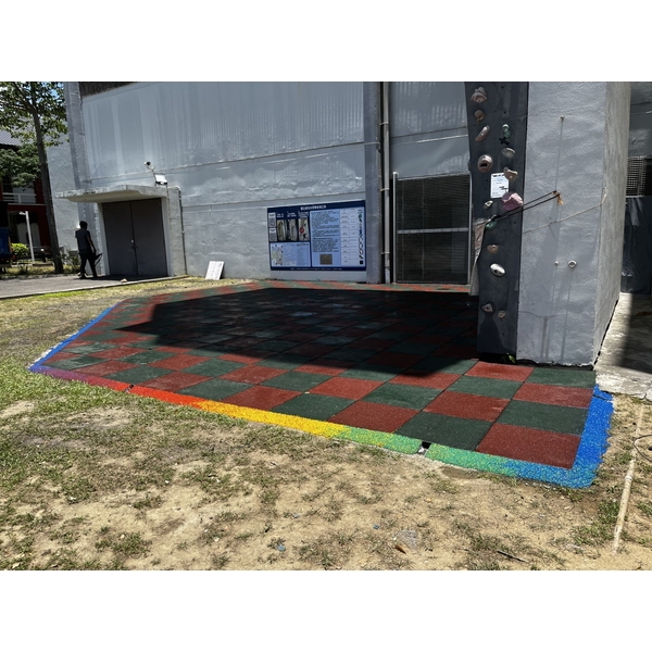 橡膠地墊彩色斜收邊