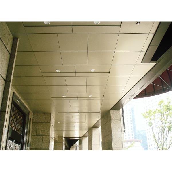 住宅入口門廳  溝縫式暗架鋁板天花-揚名興業股份有限公司