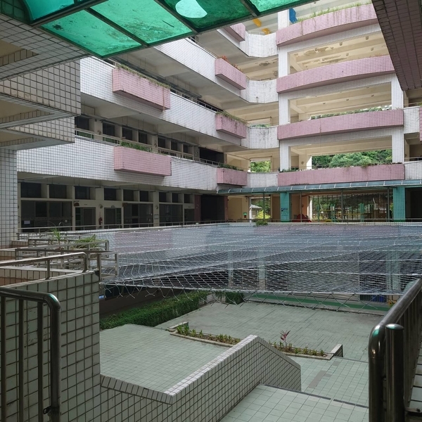 青山國中小學-防墜落網-開旭專業圍網有限公司